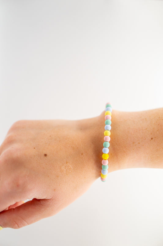 Multi Pastel Beaded Bracelet